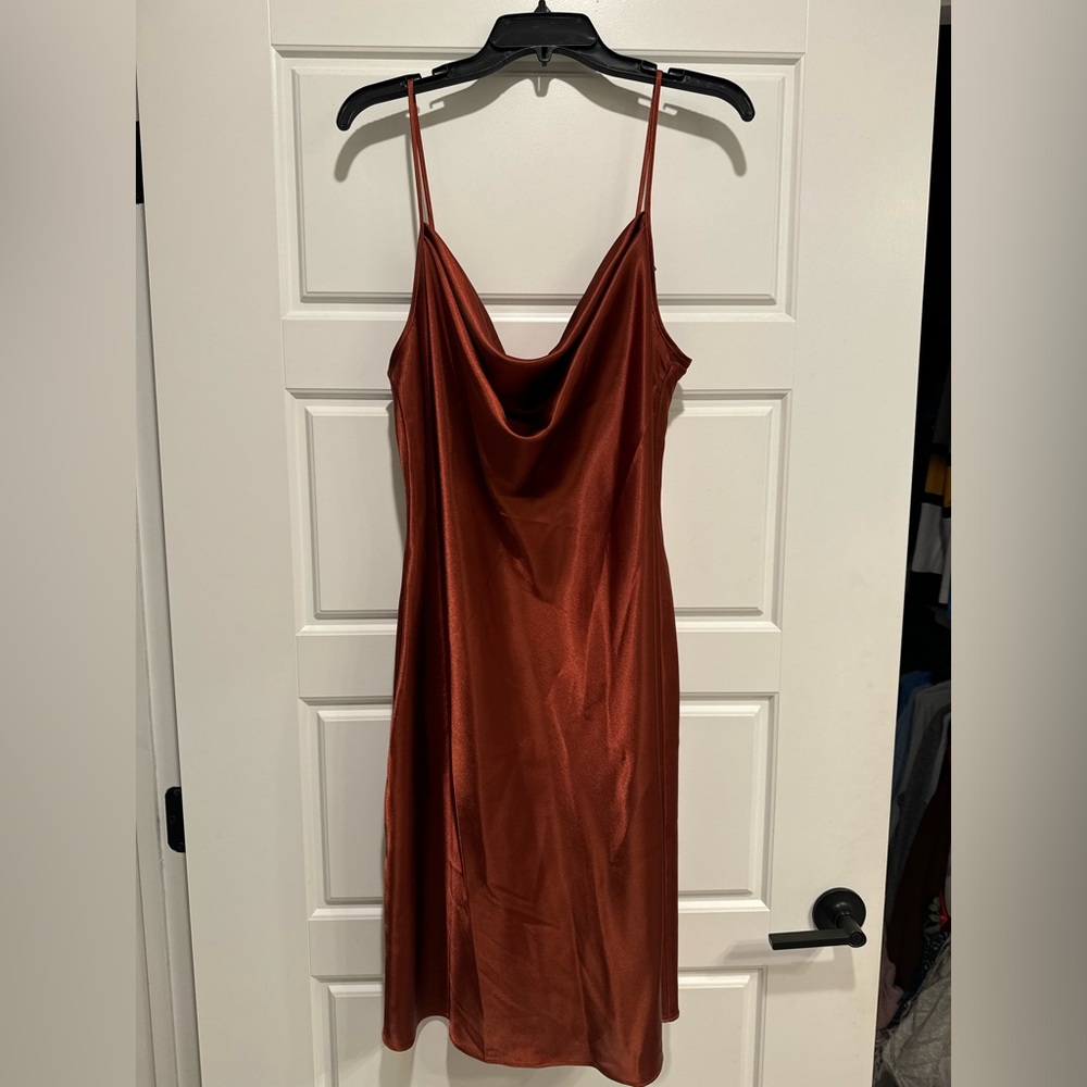 David's bridal Silk dress size 16